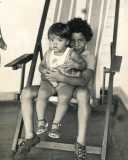 Preta e Pedro são filhos de Sandra e Gil