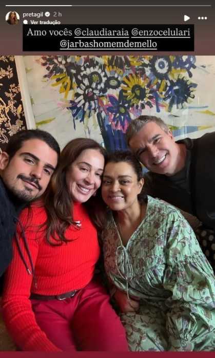 Preta e Claudia juntas nos EUA