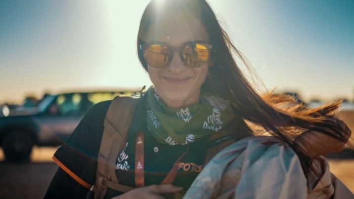 Primeira fotógrafa brasileira no Dakar 2026 Victoria Kimie 