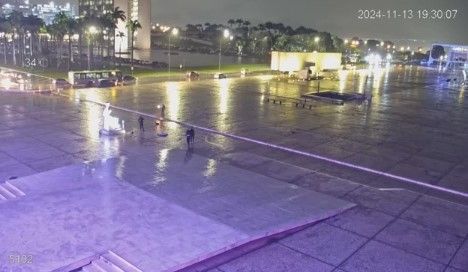 Veja o momento da explosão em frente ao STF