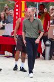 Príncipe William participou de atividades na Praia de Copacabana
