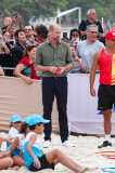 Príncipe William participou de atividades na Praia de Copacabana
