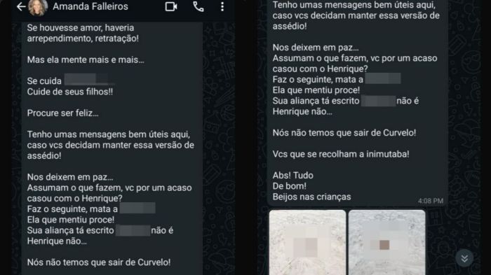 Print onde Amanda Falleiros ameaça marido de servidora que denunciou seu marido, o delegado Henrique César Falleiros.jpg