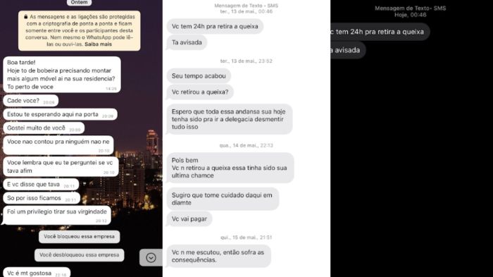 Imagens mostram as ameaças 