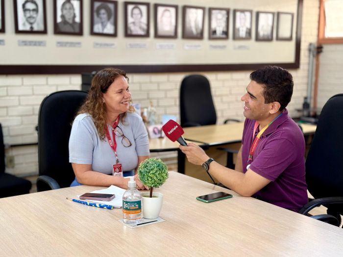 Diretora educacional concede entrevista à Itatiaia com detalhes do Projeto Diretora educacional concede entrevista à Itatiaia com detalhes do Projeto