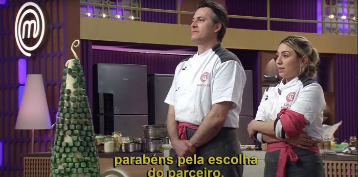 Jonhlee e Luiza apresentaram a melhor torre de bombons
