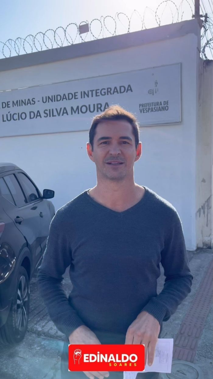 Edinaldo Soares é o candidato do PT para a prefeitura de Vespasiano