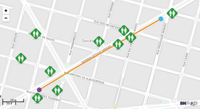 Trajeto do bloco Putz Grila no Carnaval de BH em 2026