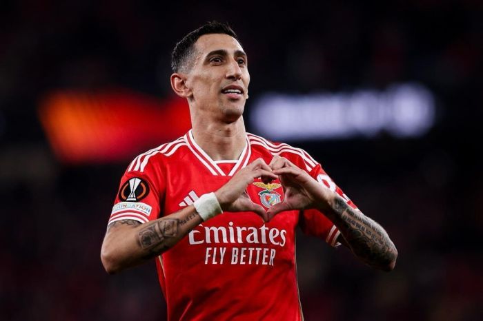 Di Maria defende o Benfica, de Portugal, há uma temporada
