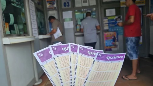 Resultado Quina 6978: aposta acerta sozinha e fatura R$ 10,3 milhões