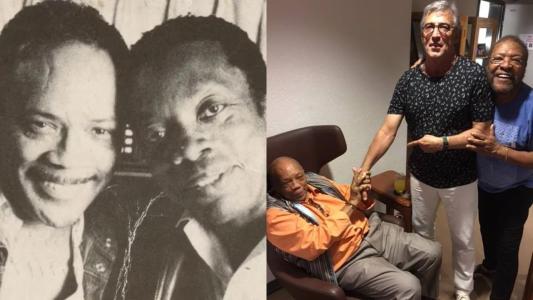 Fotos mostram Quincy Jones com Milton Nascimento, Ivan Lins e Martinho da Vila