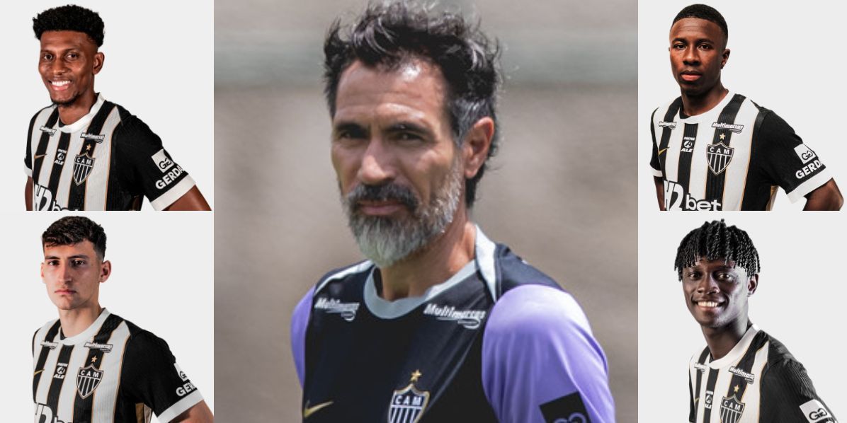 Quinteto do Atlético vive expectativa por estreia em clássicos contra o Cruzeiro