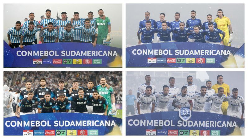 Racing x Cruzeiro: veja proposta inicial para uniformes na final da Sul-Americana