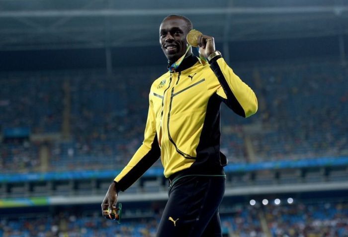Usain Bolt em tricampeonato nos Jogos Olímpicos do Rio 2016 Usain Bolt em tricampeonato nos Jogos Olímpicos do Rio 2016