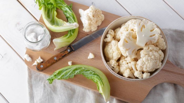 Receita low carb com couve-flor