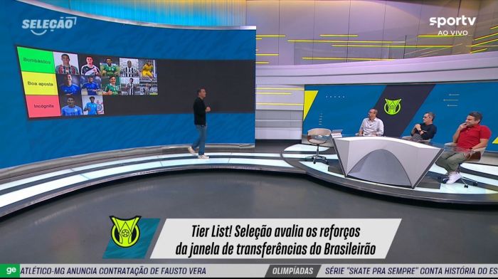 Reforços de Atlético e Cruzeiro foram analisados no programa 'Seleção SporTV'