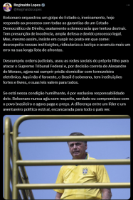 Políticos reagem à prisão do ex-presidente Jair Bolsonaro