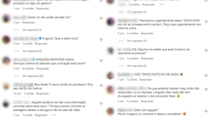 Diversos fãs relataram estarem preocupados com a situação, após falta de contato com produção do navio.