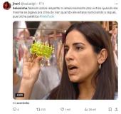 Internautas criticaram atitude de Heleninha no X