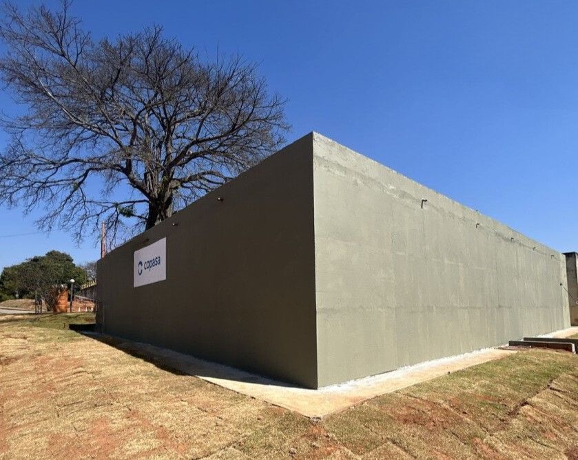 Novo reservatório amplia o fornecimento de água em Varginha