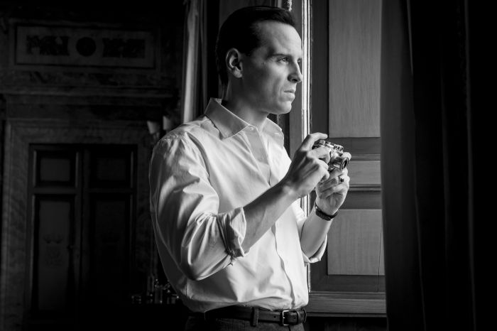 Andrew Scott como Tom Ripley em 'Ripley' Andrew Scott como Tom Ripley em 'Ripley'