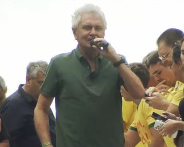 Governador Ronaldo Caiado participou de manifestação na Avenida Paulista