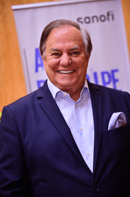 Ronnie Von durante lançamento da campanha de vacinação contra gripe em São Paulo