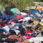 Vídeo mostra local de descarte irregular de roupas em Juiz de Fora