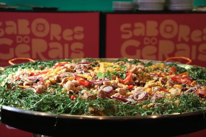 Chefe Bernadete Guimarães optou por utilizar ingredientes típicos do Norte de Minas Chefe Bernadete Guimarães optou por utilizar ingredientes típicos do Norte de Minas