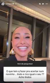 Sabrina abriu uma caixinha de perguntas em seu Instagram