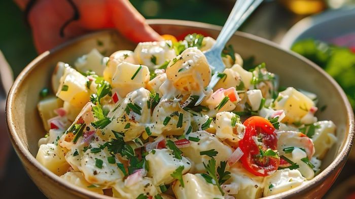 Salada tropical para o calor