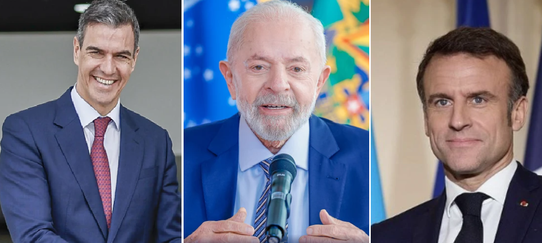 Macron e Sanchez estarão com Lula no ato em Defesa da Democracia na ONU