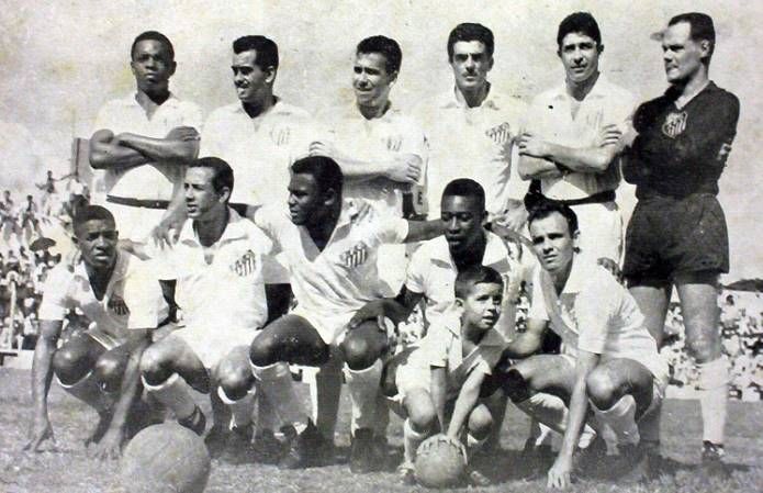 Santos, liderado por Pelé, foi campeão brasileiro cinco vezes seguidas