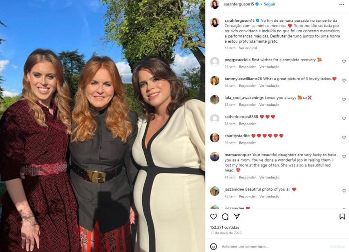 Do casamento com o príncipe Andrew, nasceram as princesas Beatrice e Eugenie. Do casamento com o príncipe Andrew, nasceram as princesas Beatrice e Eugenie.