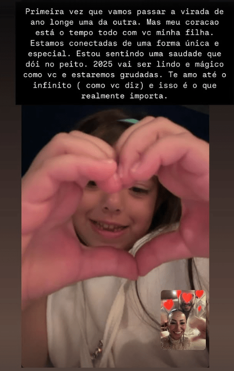 Mãe e filha conversaram por vídeo chamada