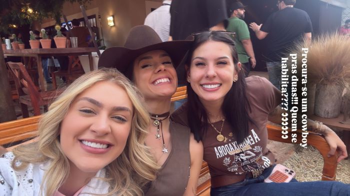 Duda Bertelli é amiga de Ana Castela