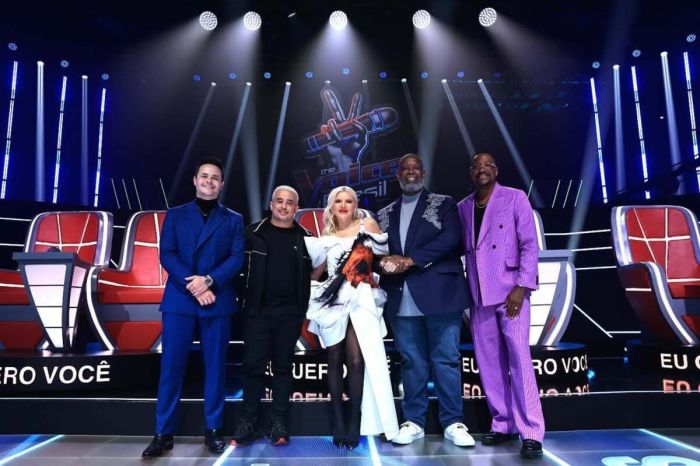 Técnicos do The Voice Brasil no SBT