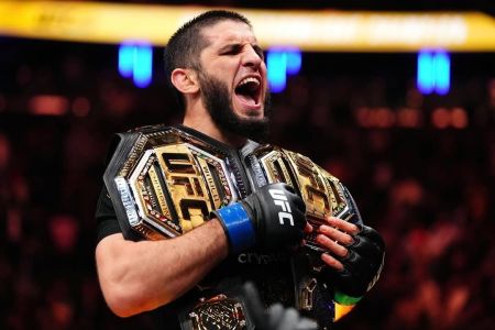 Islam Makhachev, campeão dos meio-médios do UFC