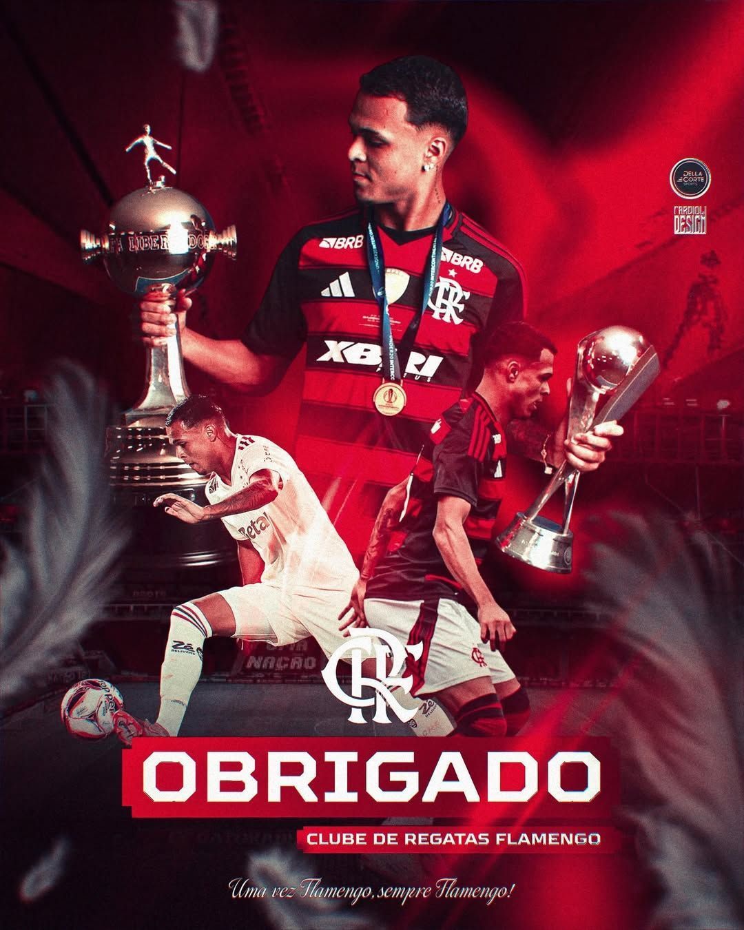 Atlético acerta contratação de jogador campeão brasileiro com Flamengo para a base