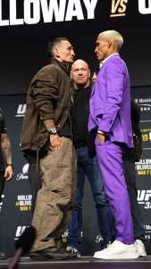 Max Holloway e Charles do Bronxs se enfrentarão neste sábado (7), no UFC 326