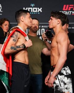 Brandon Moreno e Lone’er Kavanagh se enfrentam no combate principal do UFC México