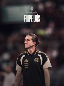 Filipe Luís, treinador do Flamengo