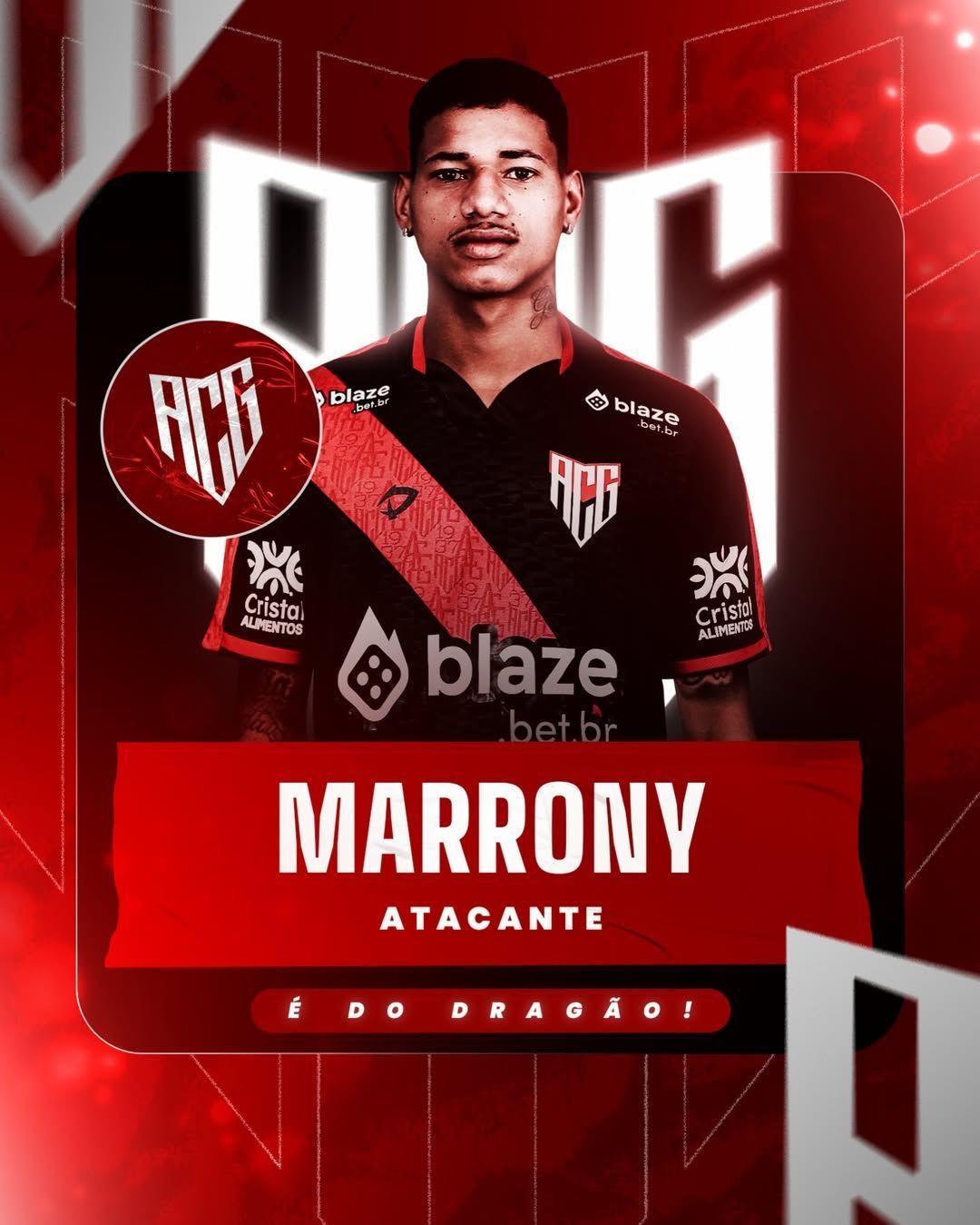 Multicampeão pelo Atlético, atacante é anunciado por clube goiano da Série B