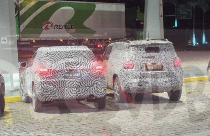 Flagra Jeep Avenger e Renegade 2027