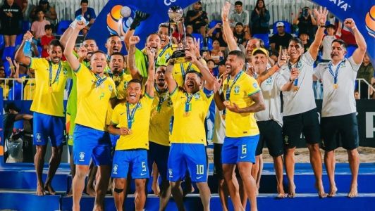 Seleção Brasileira de Beach Soccer é heptacampeã mundial