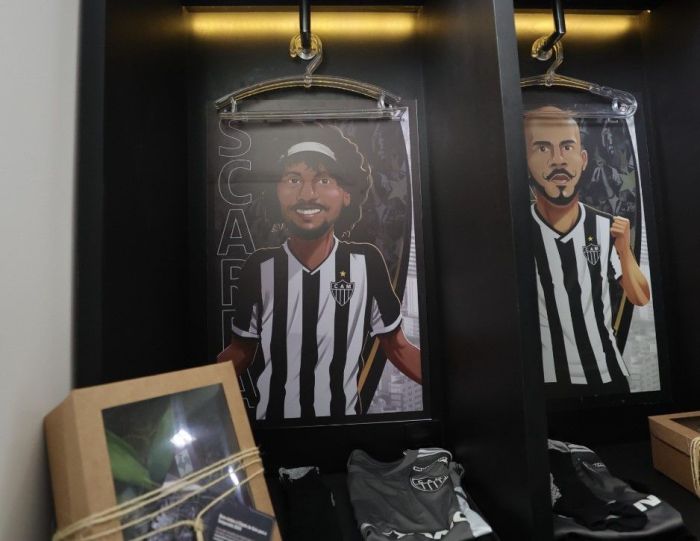 Armário de Gustavo Scarpa, reforço do Atlético para a temporada