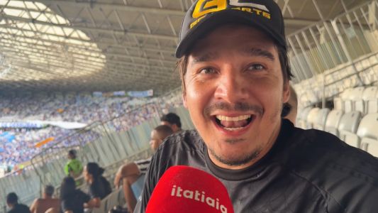 Uilson em entrevista à Itatiaia durante Cruzeiro x Atlético, pelo Campeonato Mineiro 2026
