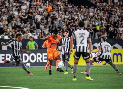 Lance de Botafogo 0 x 1 Barcelona-EQU, pela Copa Libertadores 2026