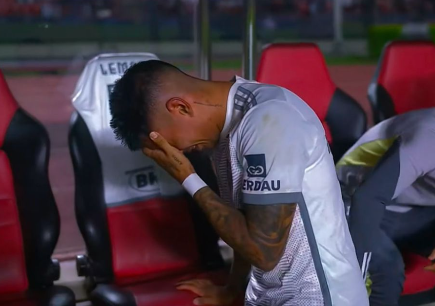 Atlético: Zaracho se machuca, deixa gramado aos prantos e deve perder final da Libertadores