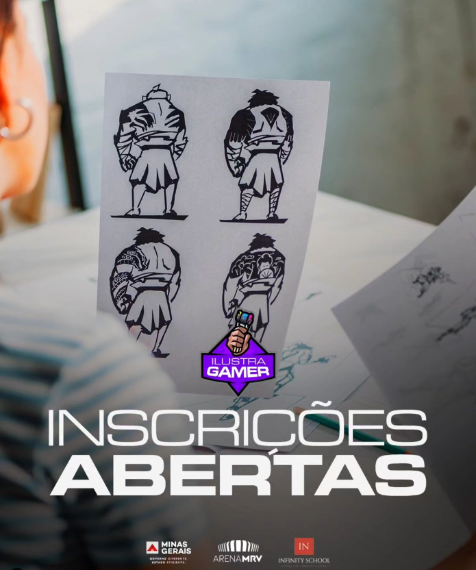 Inscrições para o concurso Ilustra Gamer do Desafio Brasileiro de Esports vão até o dia 15 de Novembro